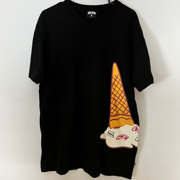 Billionaire Boys Club Ice Cream Tee Black Size XL *PREOWNED* - Picture 1 of 3